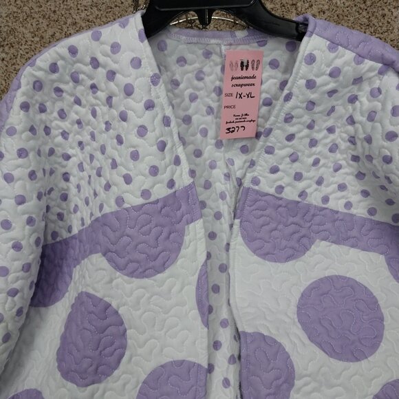 3277 Size XL/1X Quilted Bog Coat, Made From a Hand Sewn Quilt. Soft and Warm.NWT - Picture 5 of 8